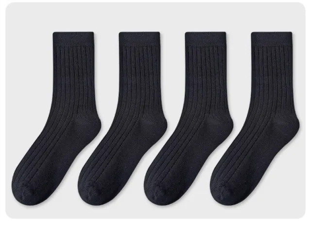 Men's Socks In Tube Pure Cotton Deodorant Solid Color 20Style - Shop at LoveMi
