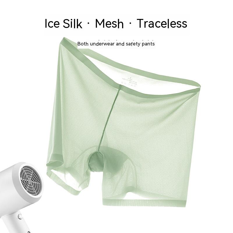 Title 5, Ice Silk naadloze dameslegging Ultradun mesh ad...