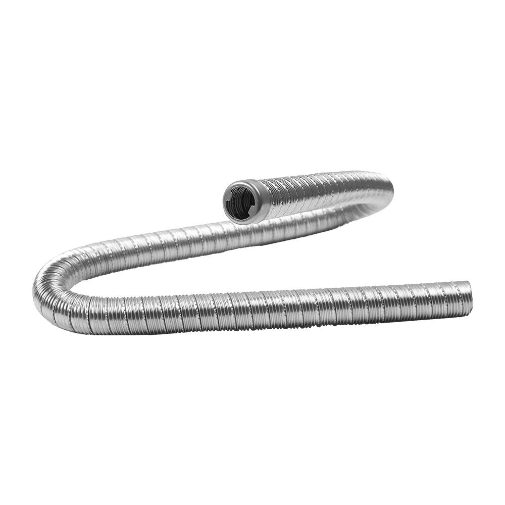 24mm Parking Di Esel Air Heater Exhaust Pipe Tube W End Cap Stainless Steel — image 3