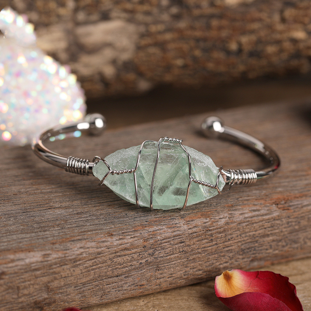 Fashion Gold Copper Wire Wrap Cuff Bangle