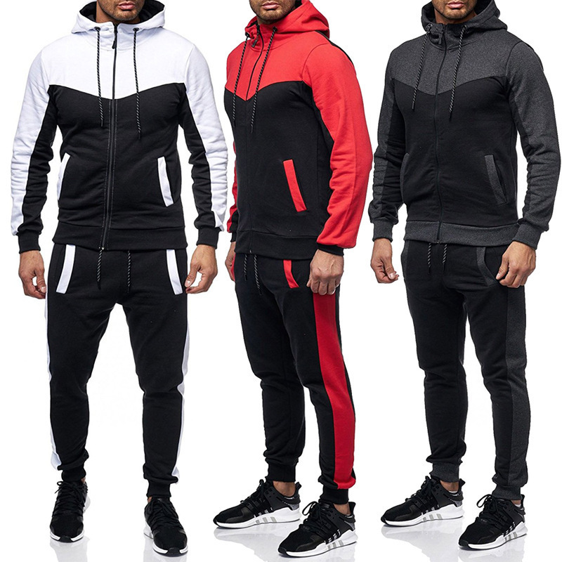 Title 7, Traje de sudadera informal con capucha para hombre