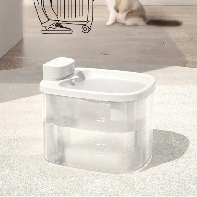 Wireless Induction Pet Water Dispenser Water Dispenser Single Unit - Shop at LoveMi