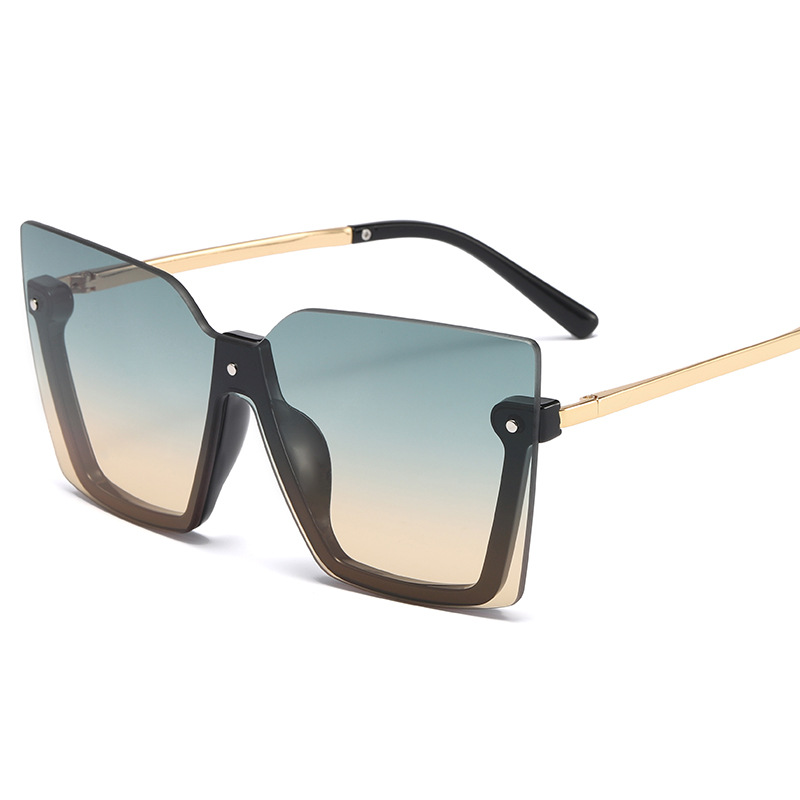 Title 10, Ocean Sheet Multicolor Rimless Sunglasses