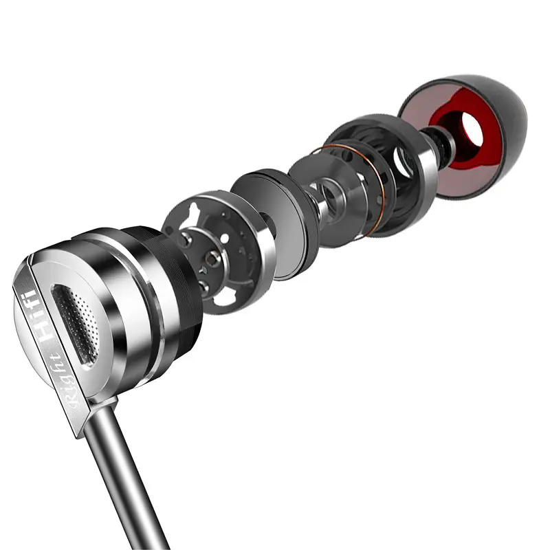 Carved All-metal D05 Subwoofer Universal Mobile Earphone