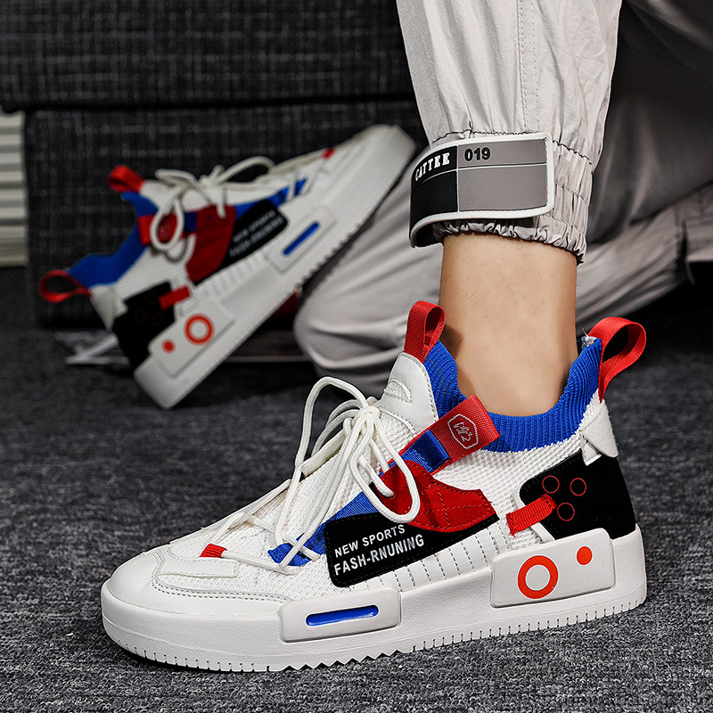  Flying Woven Men's Zhongbang Casual Sneakers