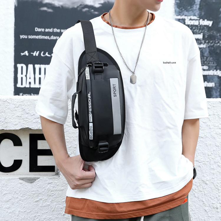 Reflective Waist Bags Men Crossbody Bag Pack For Travel Walking Running Hiking Cycling — foto 7