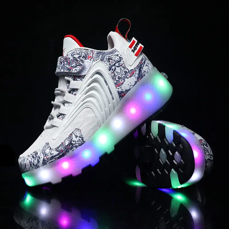 Children's Wheel Shoes LED Light Emitting Charging