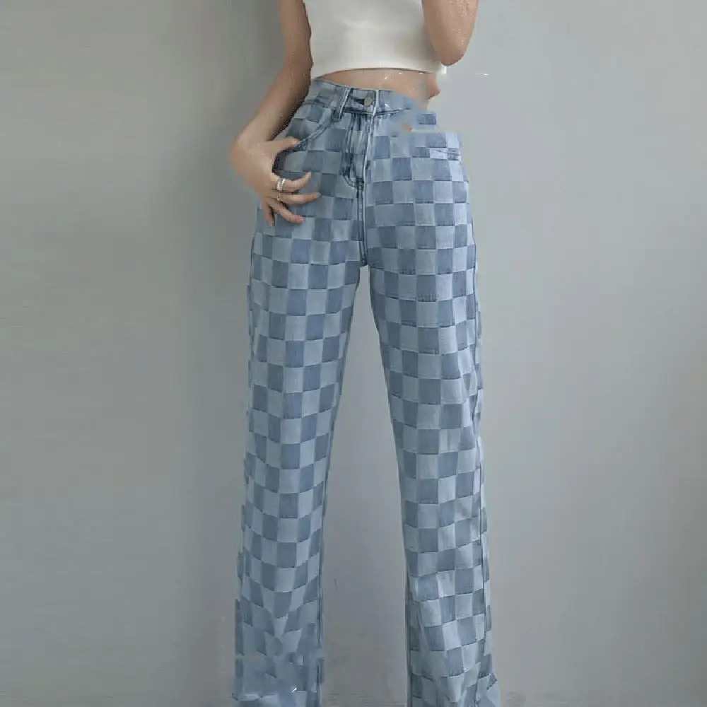 Vintage High-waisted Slim Casual Pants