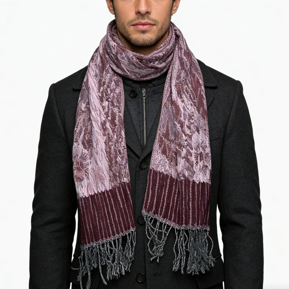 2pcs Glamorous Dinner Accessory Rich Jacquard Texture Catches Light Evening Jacquard Scarf,Luxe Look For Evening Wear,Scarf,vacation,daily Life,evening Party,Office Appropriate Subtlety For Women Men - Women's Clothing