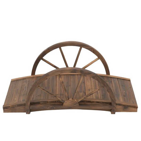 3.3ft Wooden Garden Bridge,Bridge A Rc Footbridge — foto 3