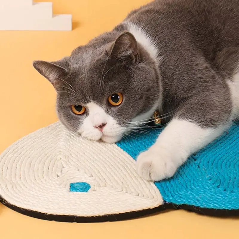 Cat Scratching Mat Natural Sisal Felt Durable