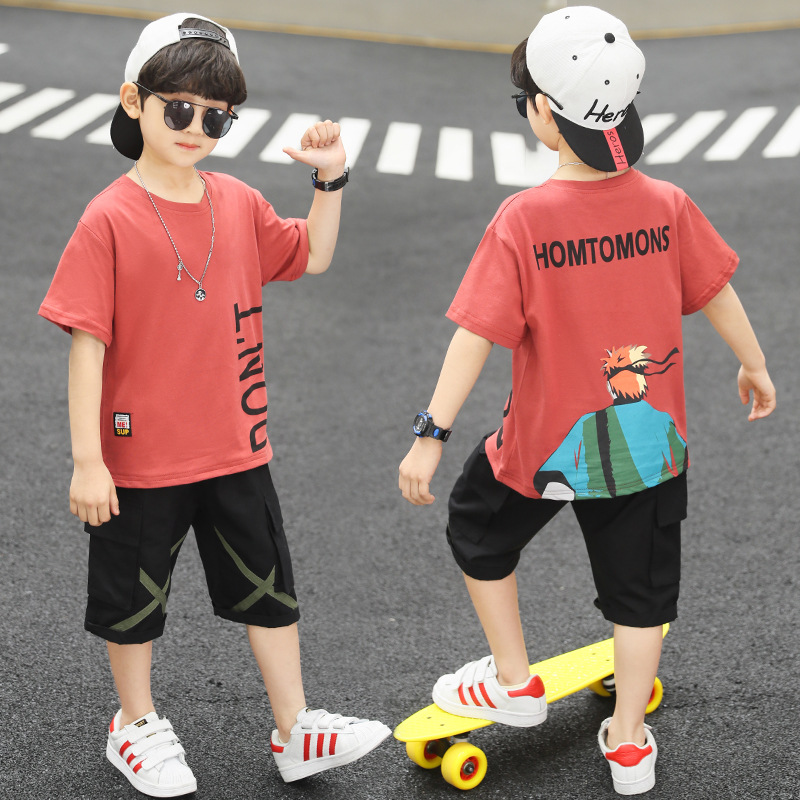 Title 14, Summer Boy Student Fashion Sports Short-sleeved...