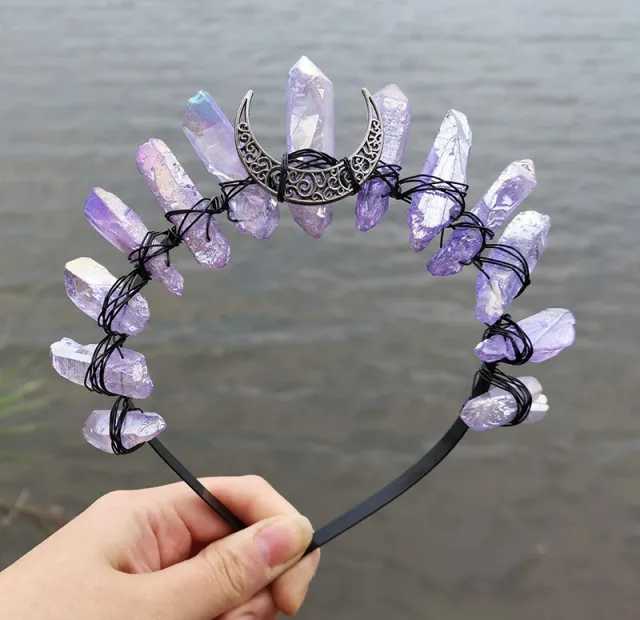 Witch Halloween Moon Crown Hair Band No.23 - Shop at LoveMi