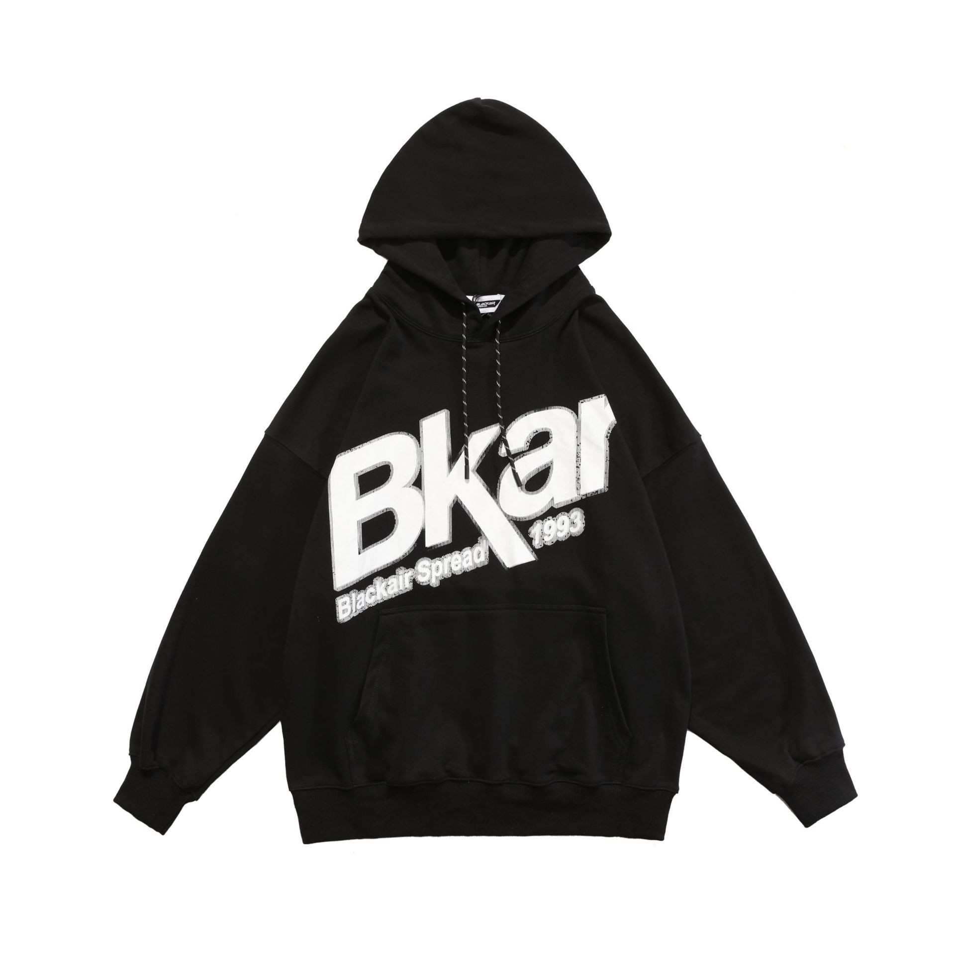 Classic Letter Print Loose Terry Men's Hoodie