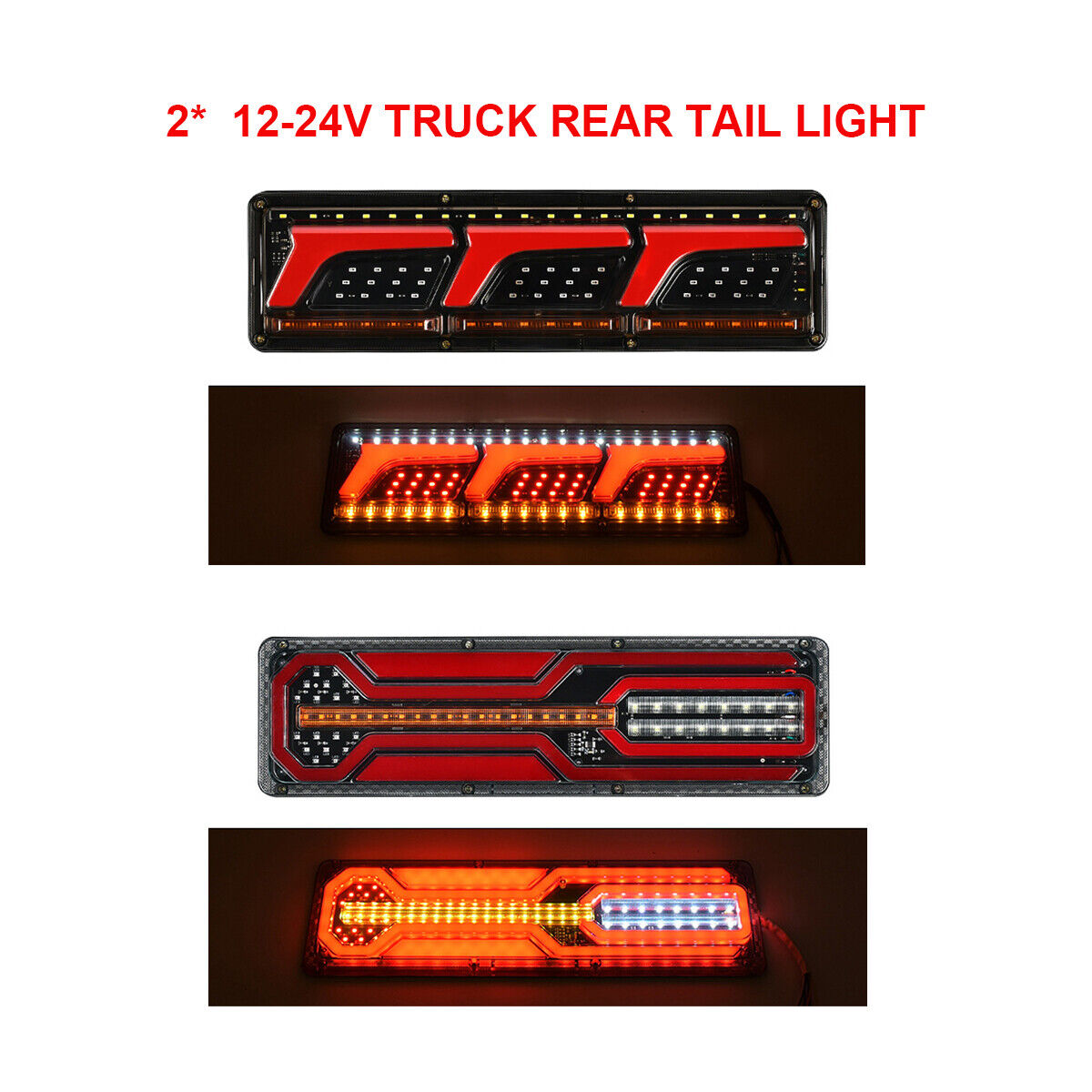 Trailer Truck Rear Flowing Tail Light Indicator For Actros Scanis X 2 product image