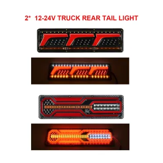 Trailer Truck Rear Flowing Tail Light Indicator For Actros Scanis X 2