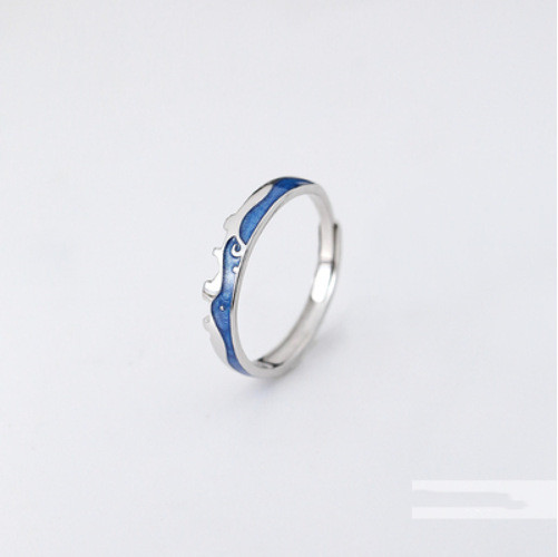 Title 1, 925 Sterling Silver Love Couple Ring