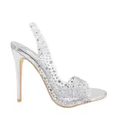 Silver with gold/champagne heel