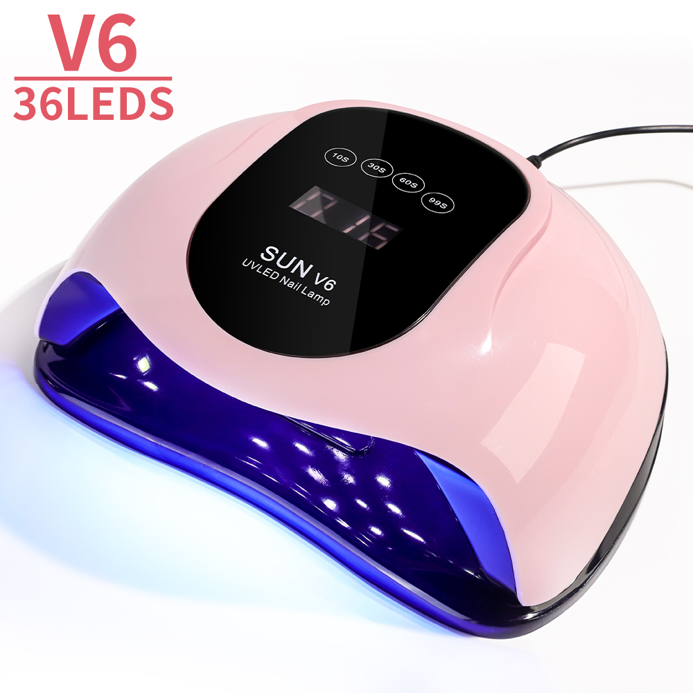 UV Light For Nails, LED Nail Light For Gel Polish, Fast Nail Dryer With Automatic Sensor, 4 Timer Setting, Small & Portable, UV LED Nail Lamp For Fingernail And Toenail 8