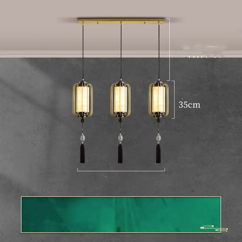 New Chinese Zen Bedroom Bedside Lamp Hanging