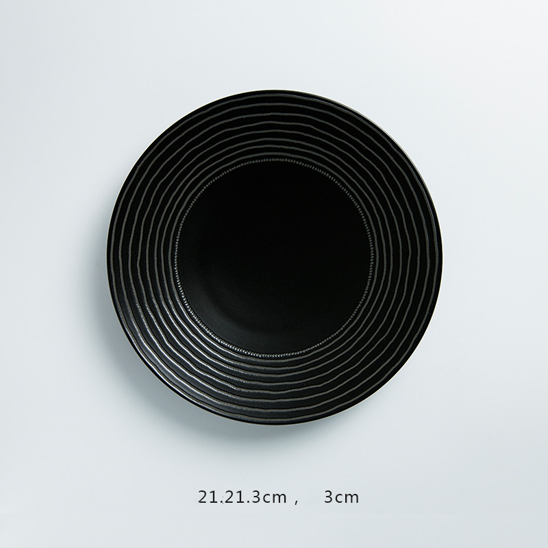 8.3inch flat plate with black