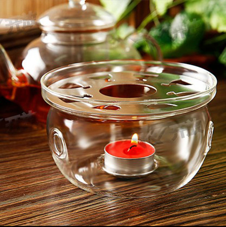 Heater Round Heart Warm Insulation Base Candle Stove Tea Set