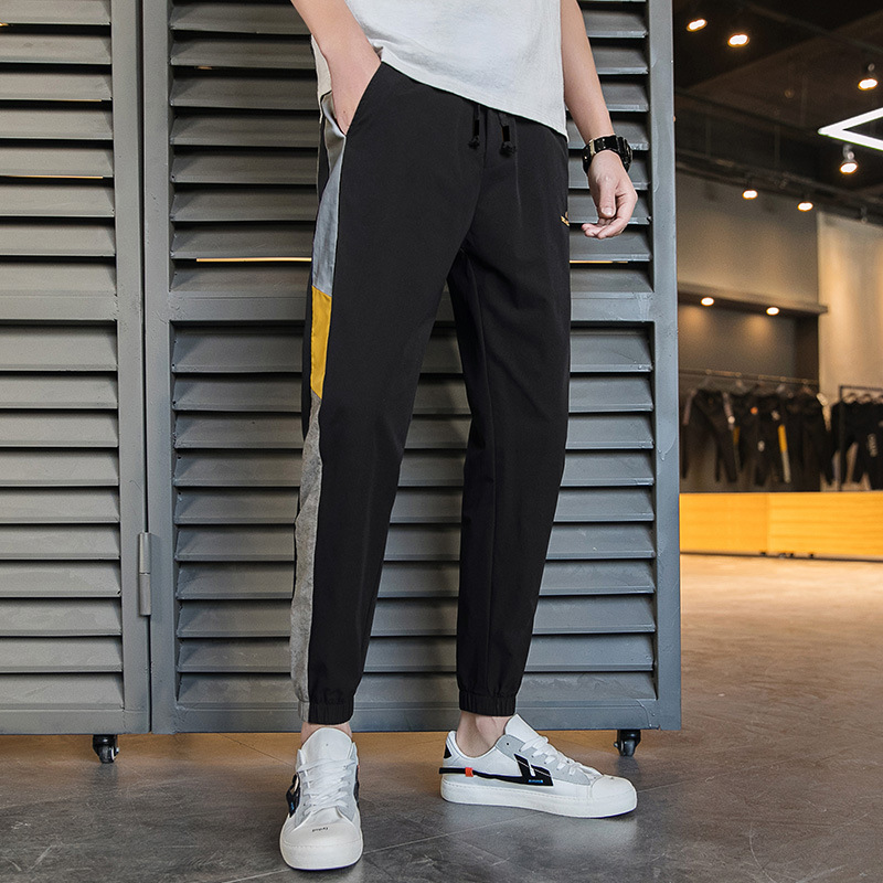 Title 2, Calça harém slim fit all-match show pés finos p...