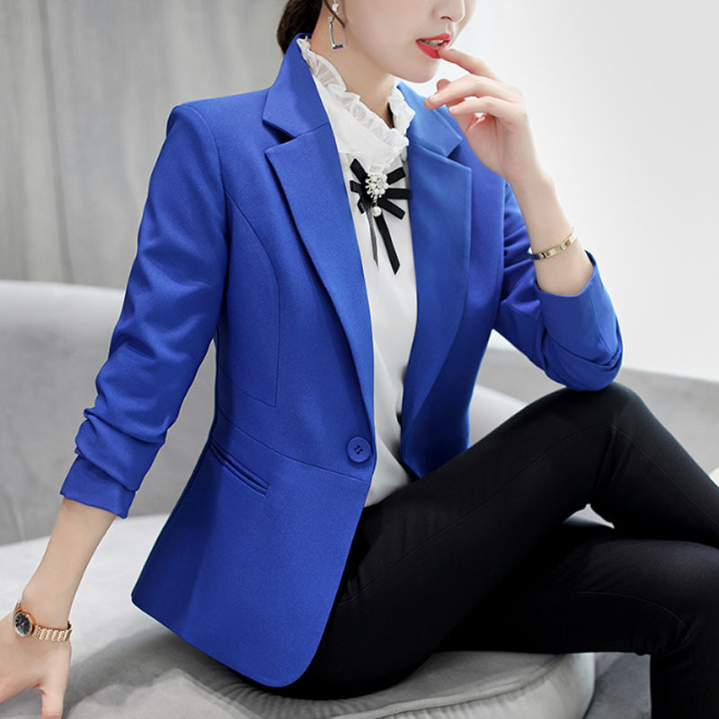 Korean Women's Long-sleeved Professional Formal Coat