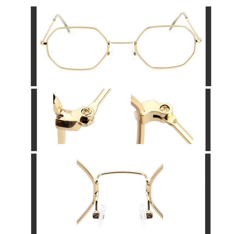 Sunglasses Ocean Piece Polygonal Sunglasses - Image 3