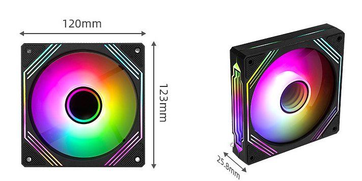 ARGB Shengguang Synchronous Chassis Fan - Image 4