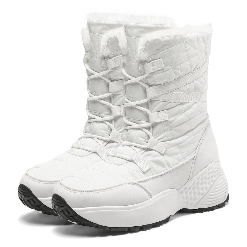 New Women's Thick Plush Velvet Warm Snow Boots