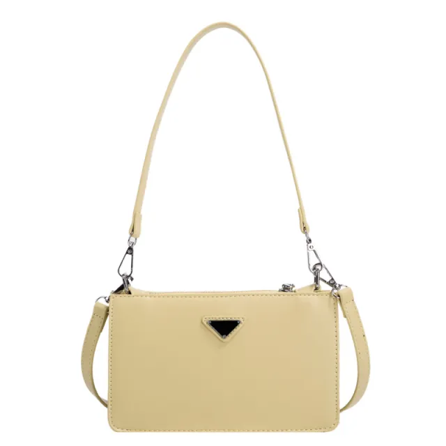 Summer New Baguette Bag Handbag Simple Shoulder Yellow - Shop at LoveMi