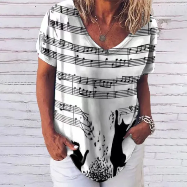 T shirt Animal Print Casual Loose Street Trend Erxxwaa217 L - Shop at LoveMi