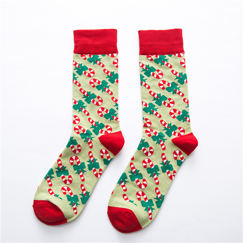 Title 8, Christmas series cartoon couple socks cute cott...