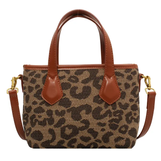 Small Bag Female Leopard Print Portable Fashion Brown - Shop at LoveMi