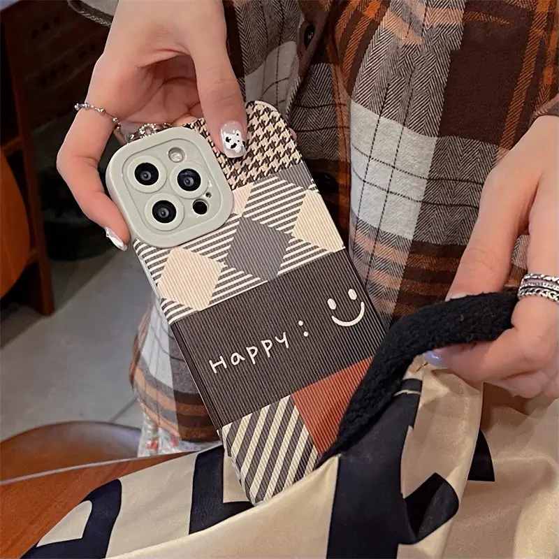 Brown All-Inclusive Shockproof Phone Case