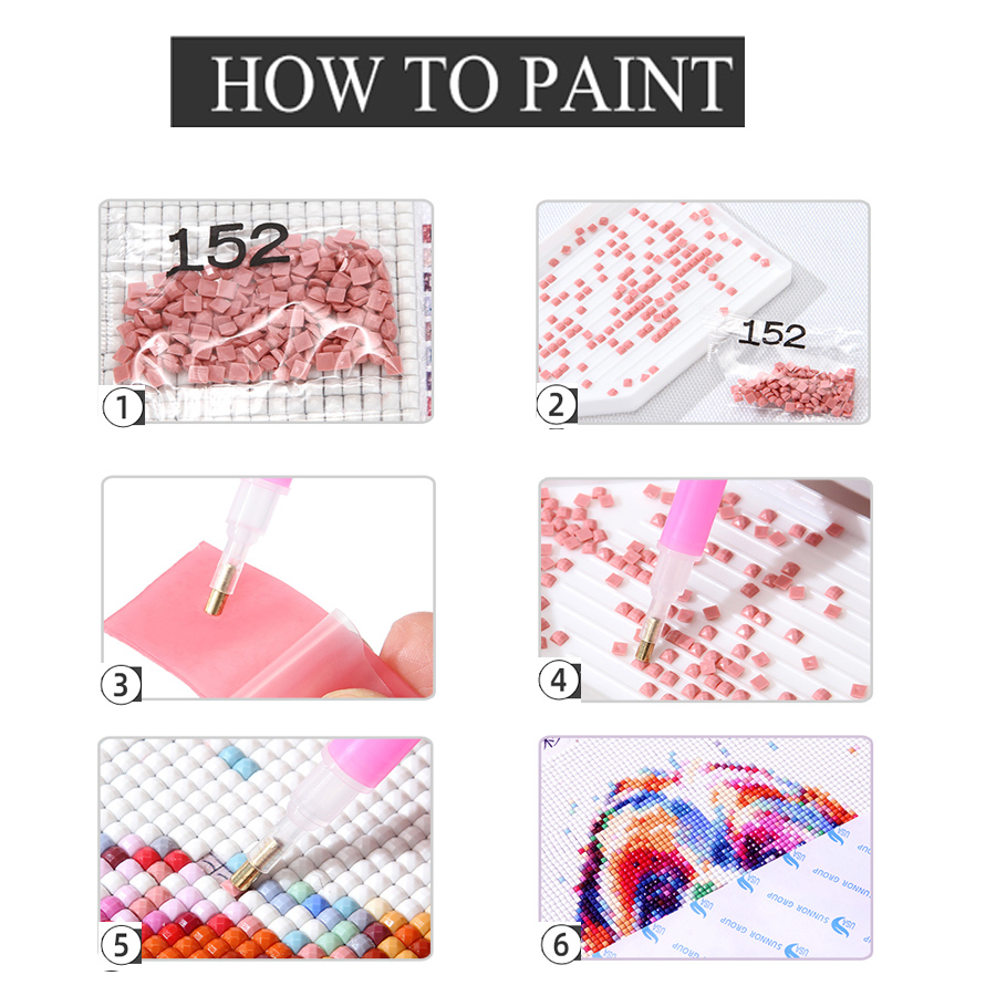 Diamond Embroidery Sale White Tiger Full Diamond Painting Snow Scenery