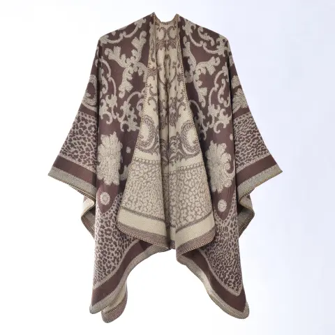 Women's New Season All-Match Leopard Print Autumn Winter Jacquard