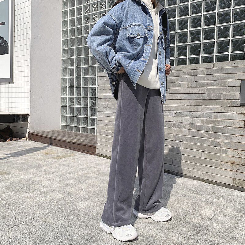 Title 7, Wide-leg Pants Thickened Loose And Slim Sports