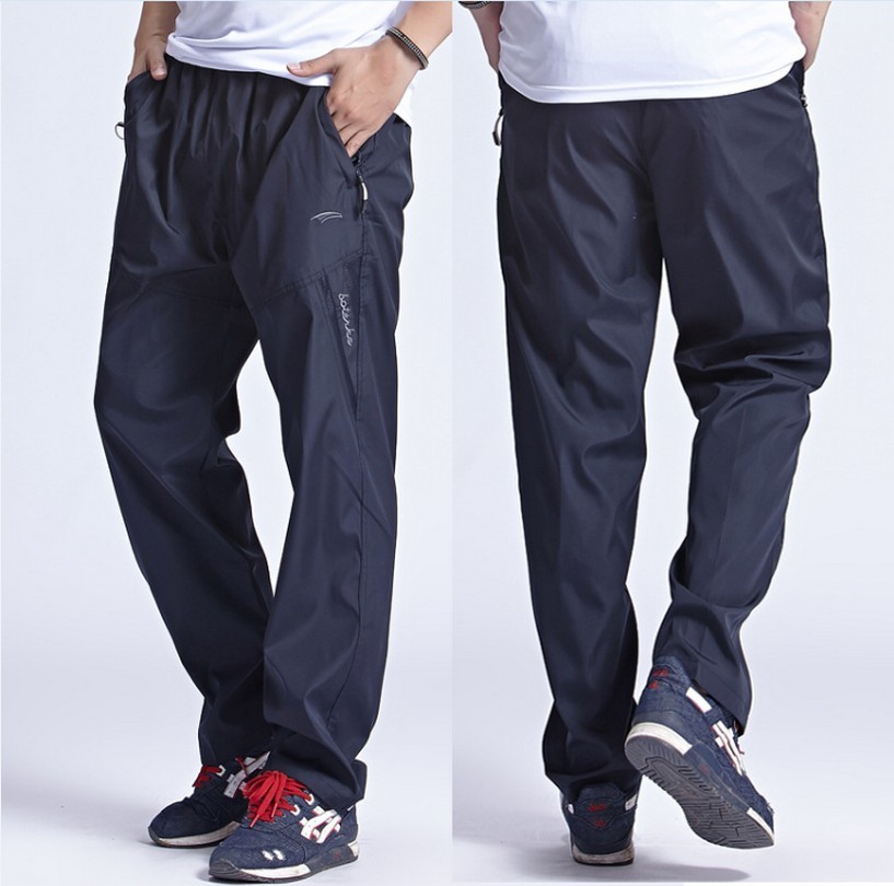 Men's Windproof Waterproof Mid Waist Trousers