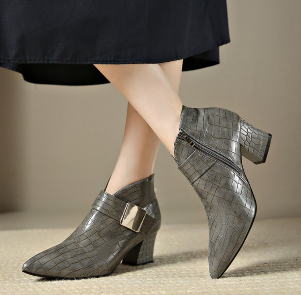 Pointed Toe Ankle Boots