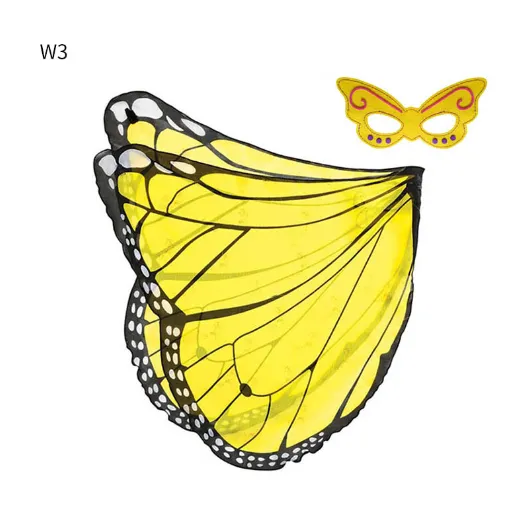 Watercolor Butterfly Shawl Children's Costume - W3-Free Size