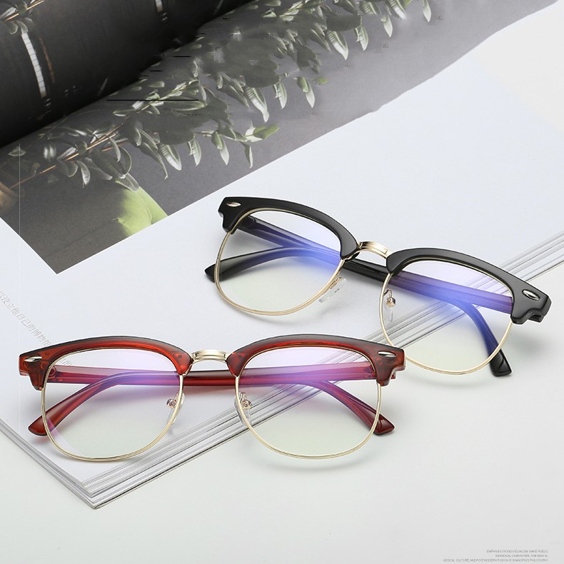 Vintage Resin Half Frame Presbyopic Glasses