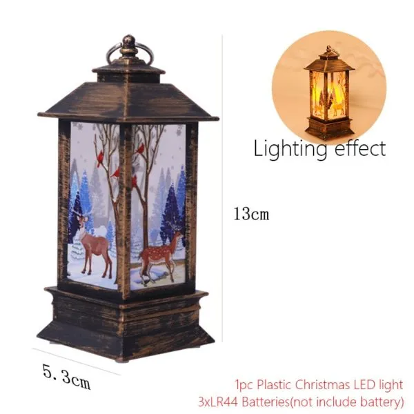 Christmas Lantern LED Electronic Candle Table Lamp Night Light For The Elderly – image 3