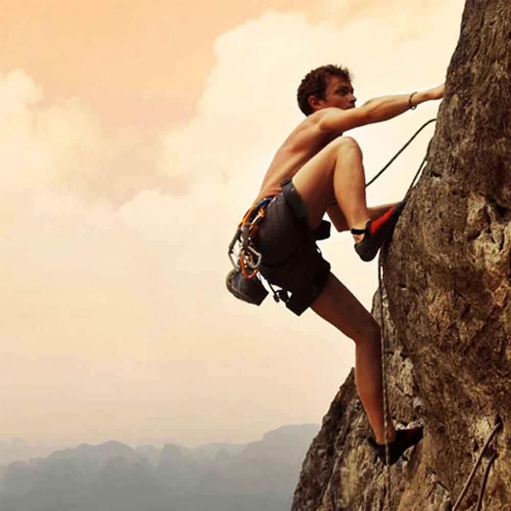 Outdoor Heavy Duty Tree Rock Climbing Safety Harness Rappelling Equip Seat Belt — image 8