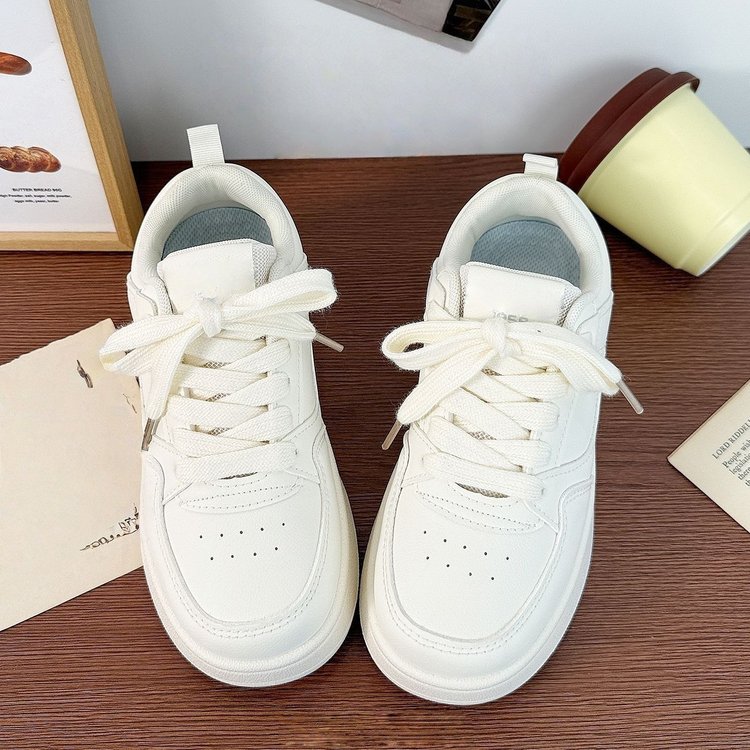 Women's White Sneakers 2026 New Style, Fashionable Versatile Platform Casual... 2