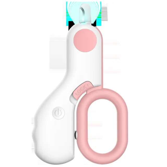 LED Illuminating Line Pet Mini ABS Nail Trimmer Pink - Shop at LoveMi