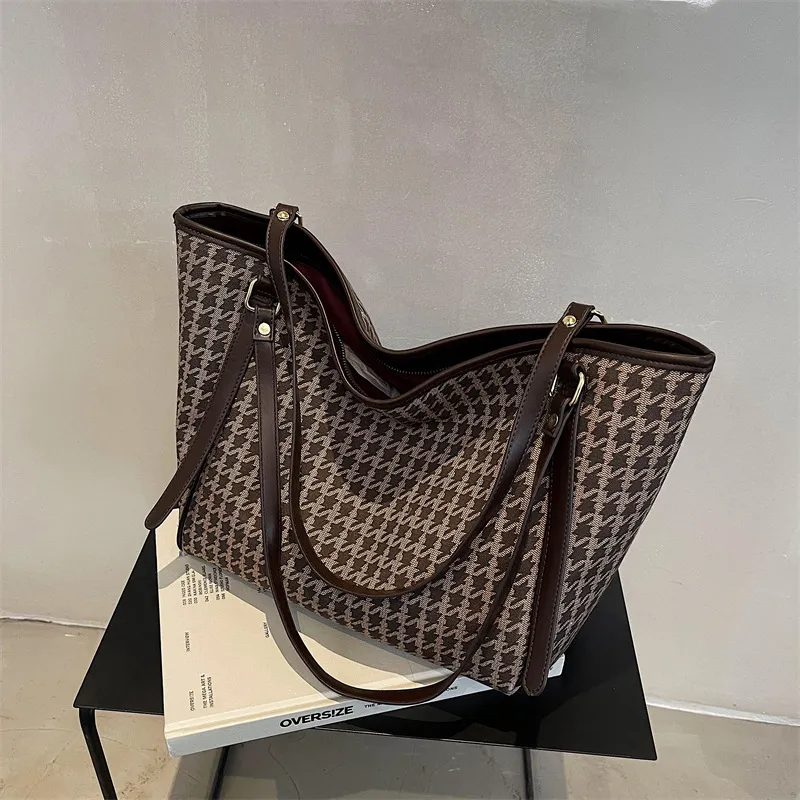 Popular Big Bag Female Tide Chidori - Coffee