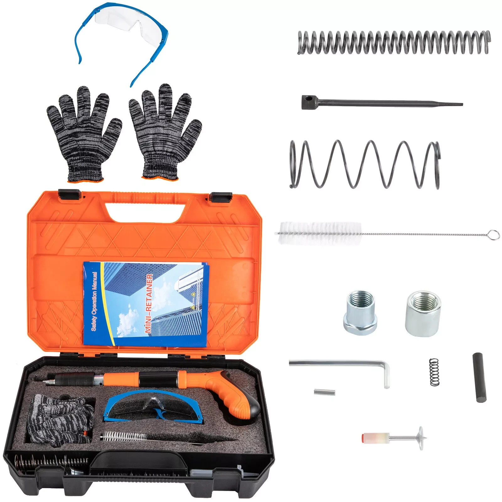 Woodworking Integrated Air Nailer Manual Steel Nail Nailer 5 Gears Power Gun UK