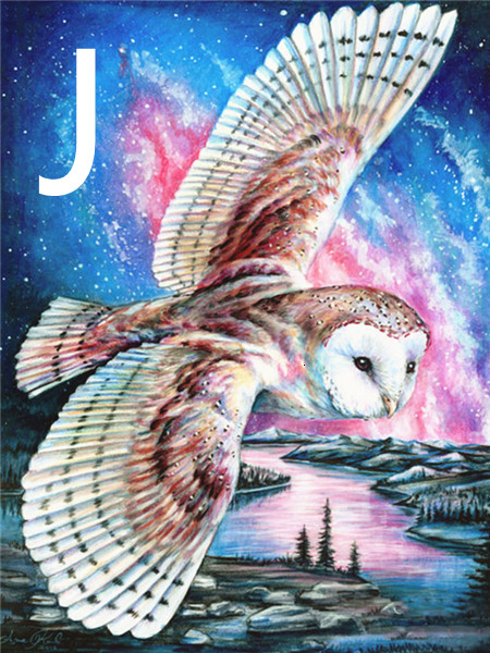 Title 12, Owl Night Tree 5D Diamond Painting Kit, Embroid...